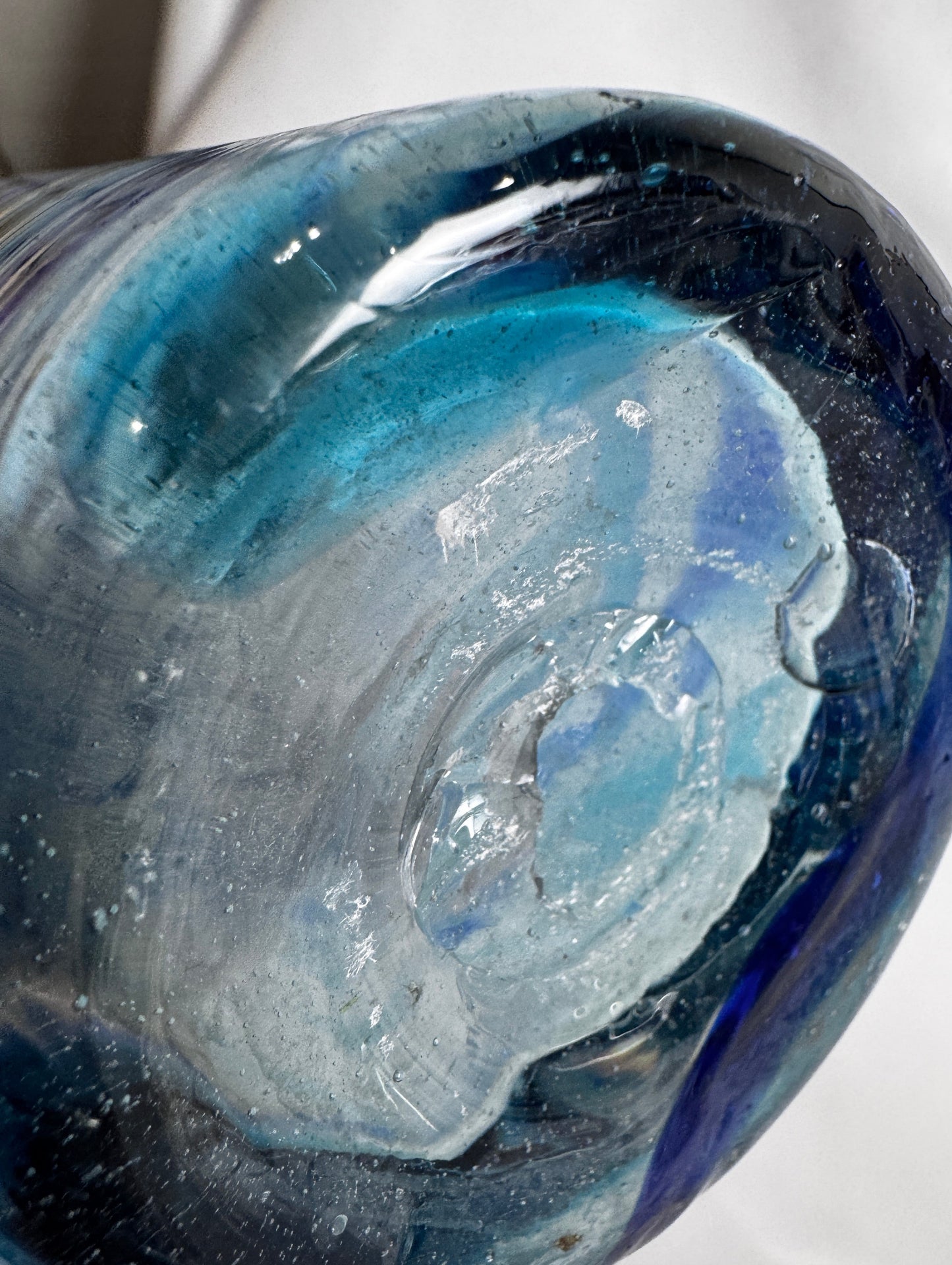 Vtg. Hand-Blown Vase CSBH