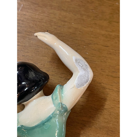 Vintage Ceramic Arts Studio Ballerina Dancer Wall Mount Figurine