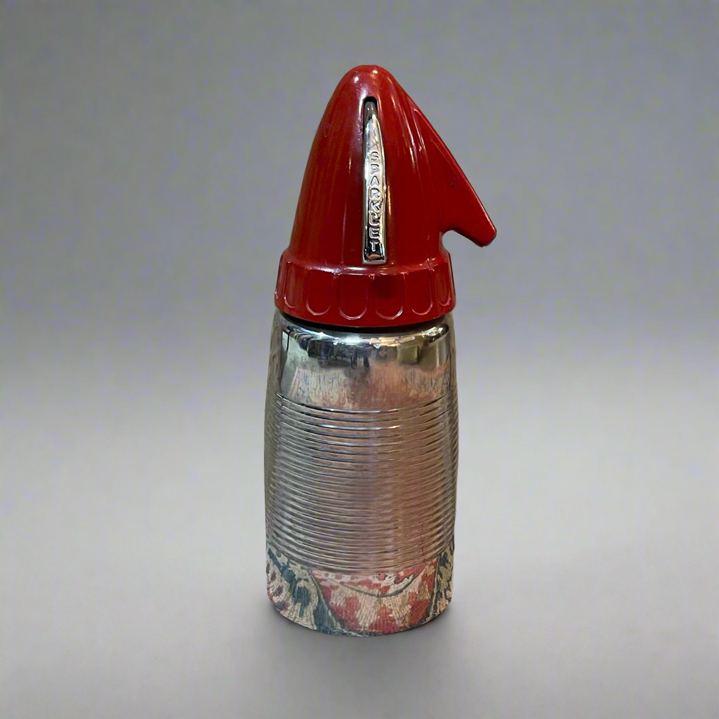 Vintage 1950's Sparklet Knakpp Monarch Siphon chrome Seltzer maker bottle