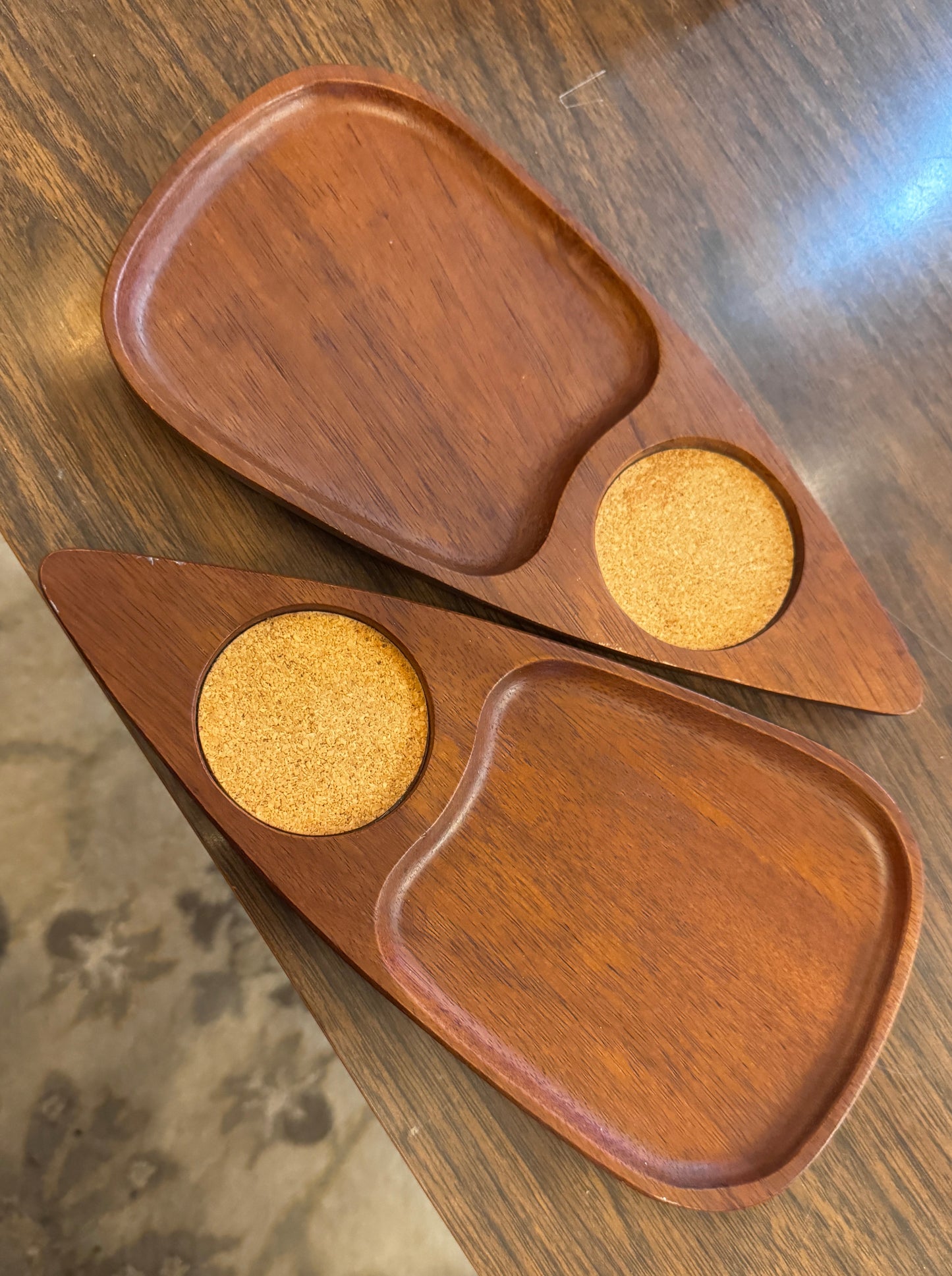 Vtg Sip & Snack Trays CSBH