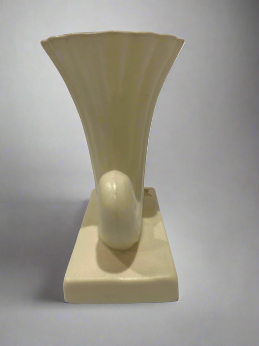 Vintage pottery cornucopia