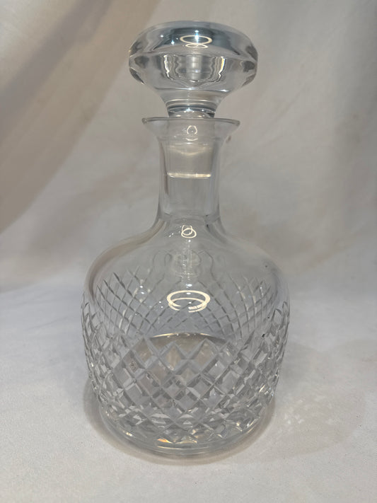 Vtg Lalique Crystal Decanter