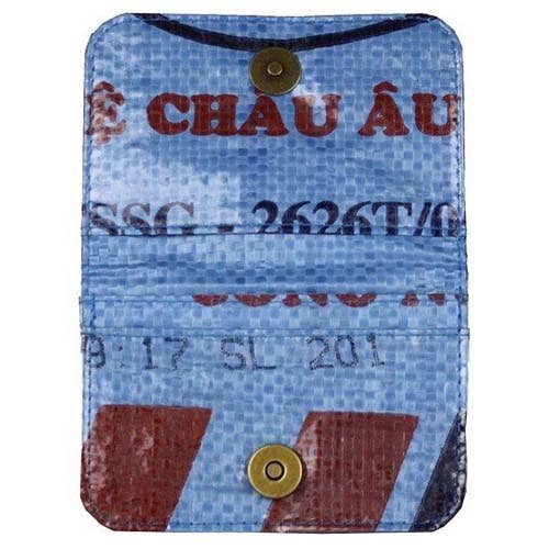 Recycled Feed Bag Card Holder