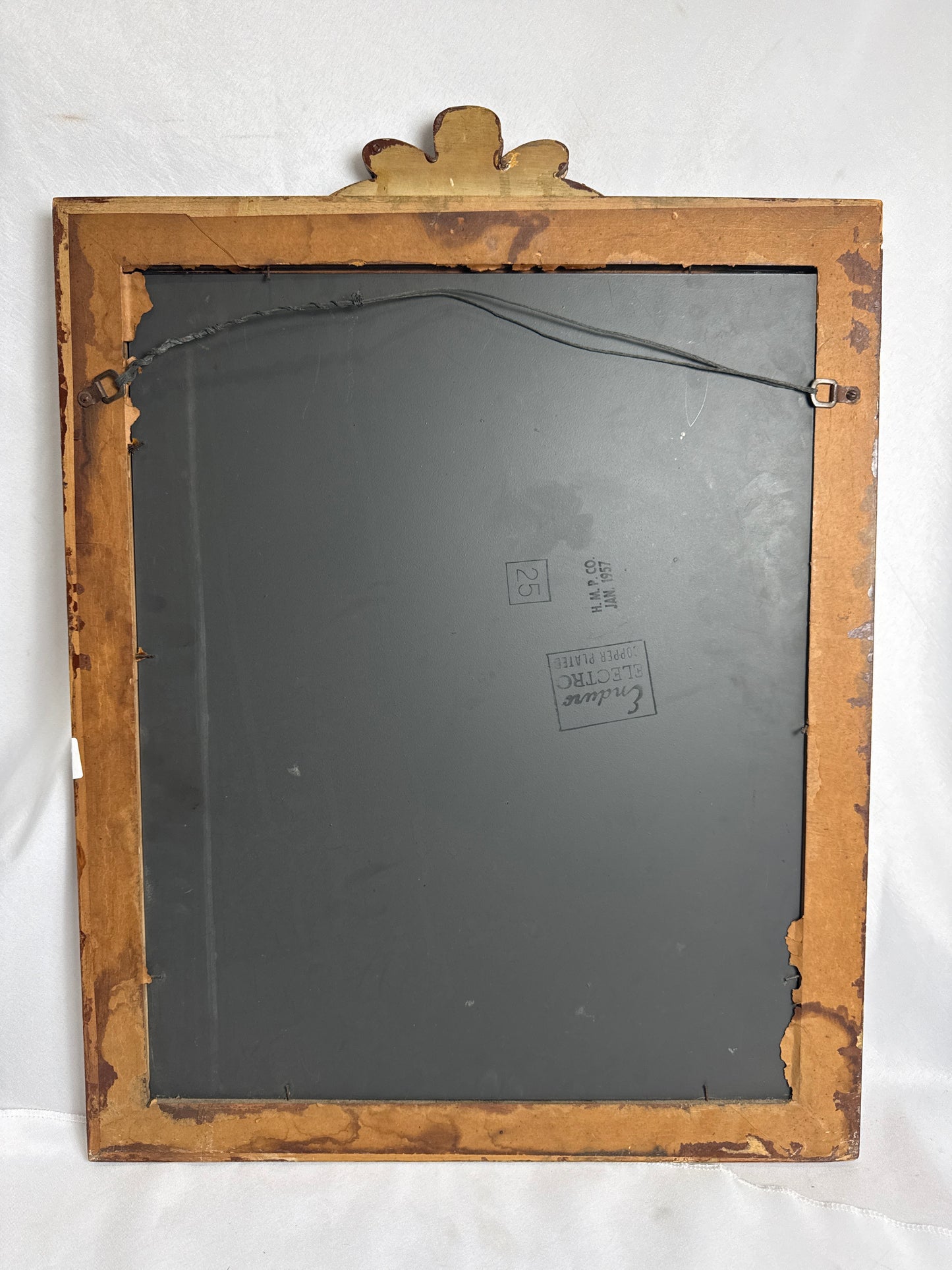 Vintage Ornate Gilded Mirror