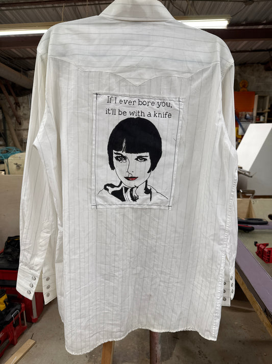 Custom Stitch Louise Brooks Shirt