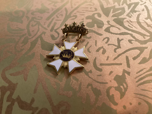 Vintage Rex Mardi Gras Ducal Pin CS