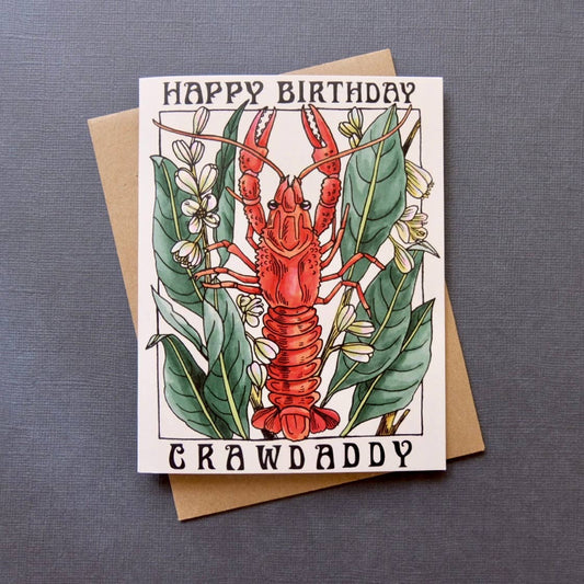 Happy Birthday Crawdaddy Card