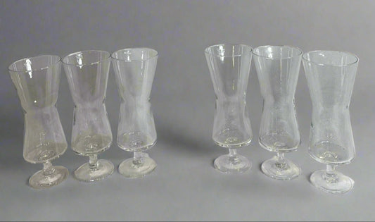 Vintage Cocktail Wine Glasses ( Set of 6 )