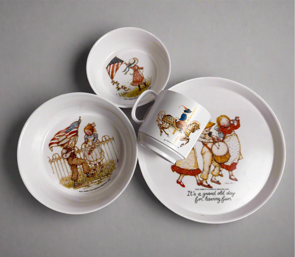 Vtg Holly Hobbie Set CSBH