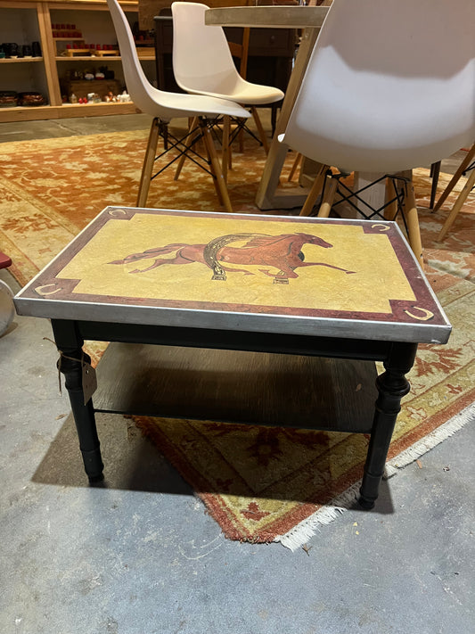Vintage Cowboy Themed Childs Table