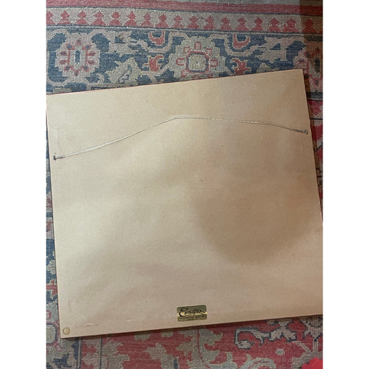 Antique John Edwards Original hand colored Lithograph flower botanical art