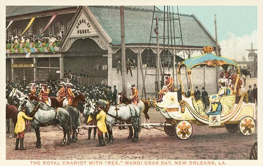 Magnet LU-271 Mardi Gras Chariot, New Orleans