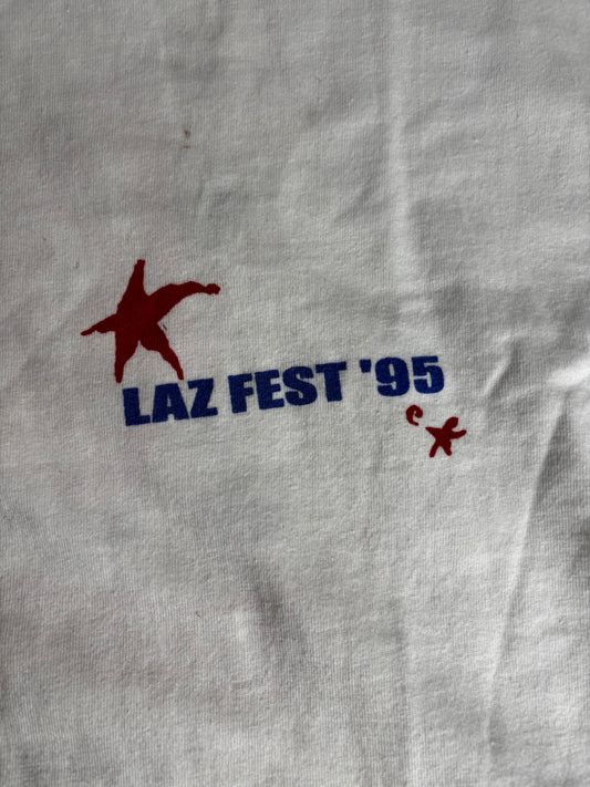 Vintage 1995 Laz Fest T-Shirt - Project Lazarus Benefit - Signed - XL - Hanes Beefy-T Made in USA
CSHW