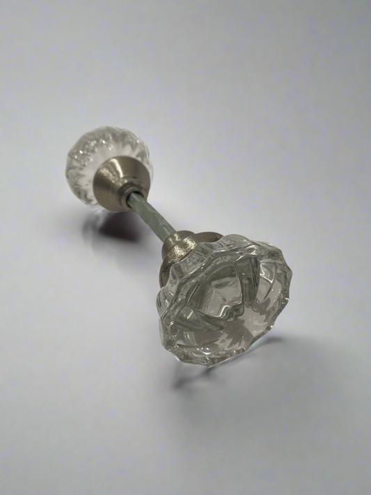 Vtg 12 Point Crystal Door Knob