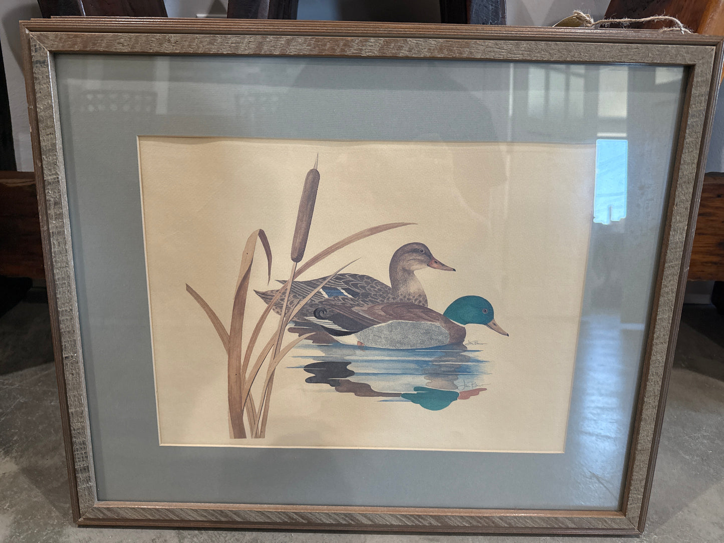 Vintage Jim Bonner Duck Print