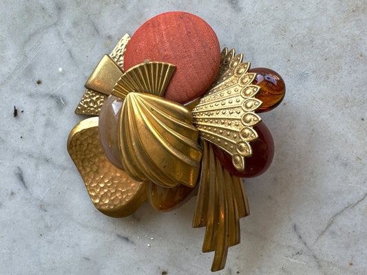 Vtg Abstract Pin CSBH