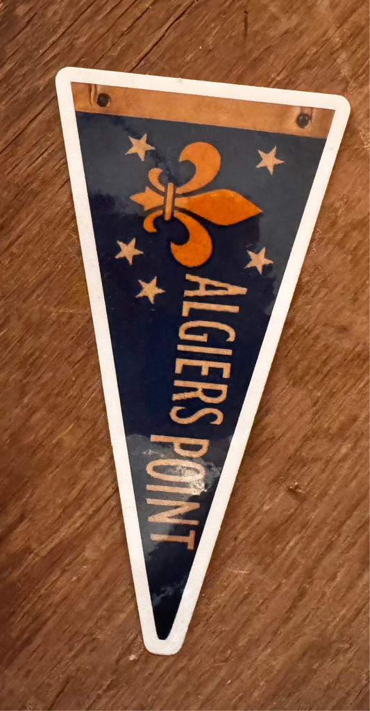 Algiers Point Pennant Decal