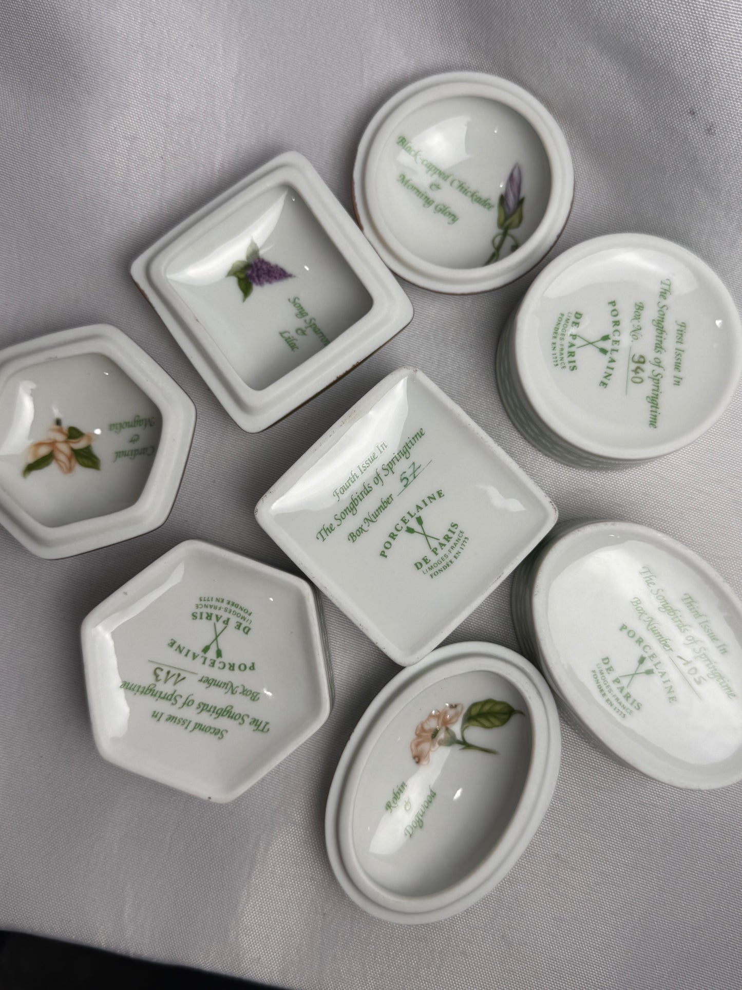 De Paris Porcelaine Songbirds Set CSBH