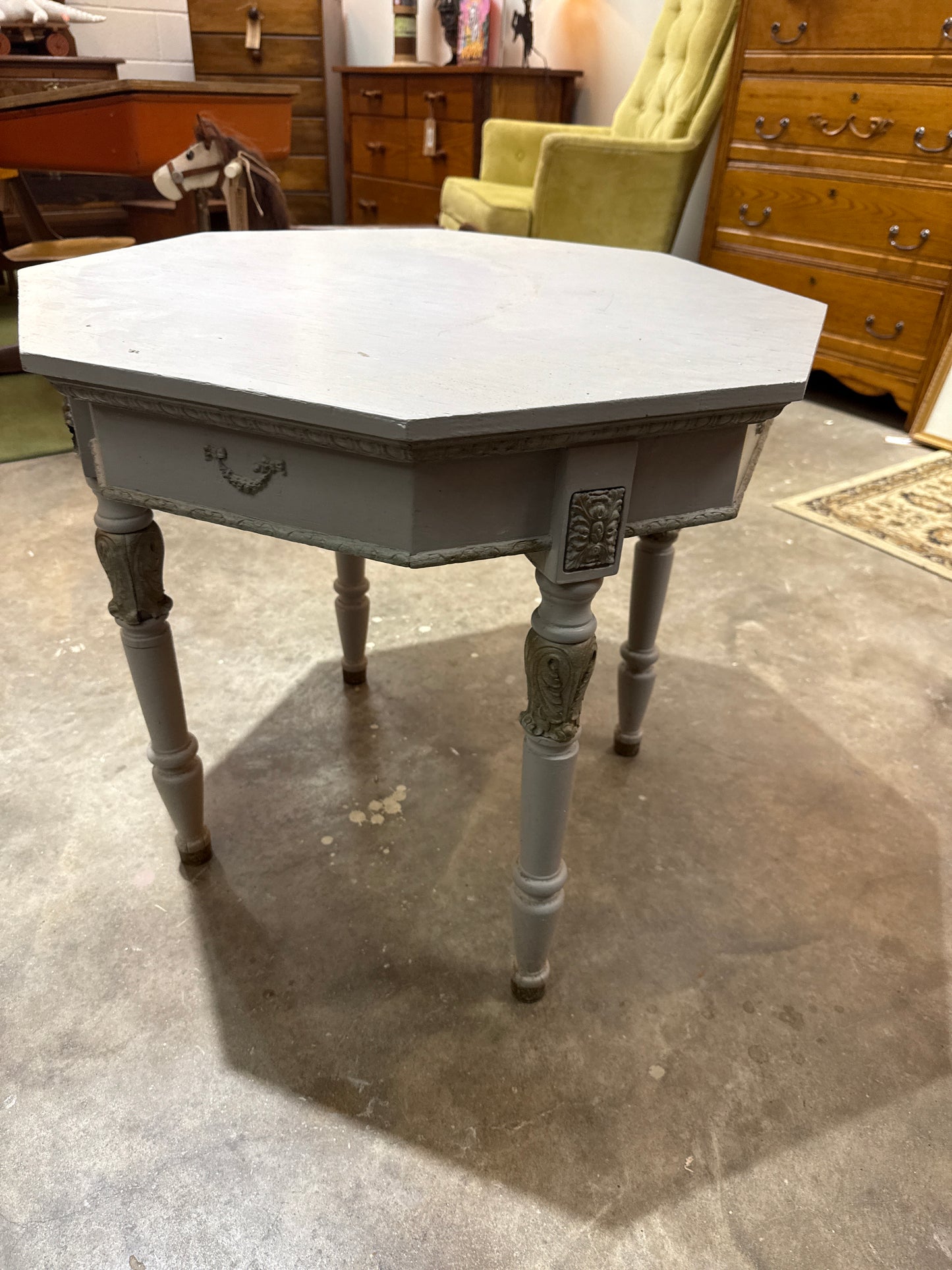 CSA Neoclassical Revival Octagonal Table