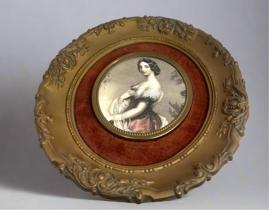Vintage Cameo Portrait