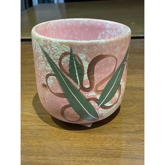 Vintage MCM Mid-Century Modern Marc Bellaire Tiki Luau pottery planter pot