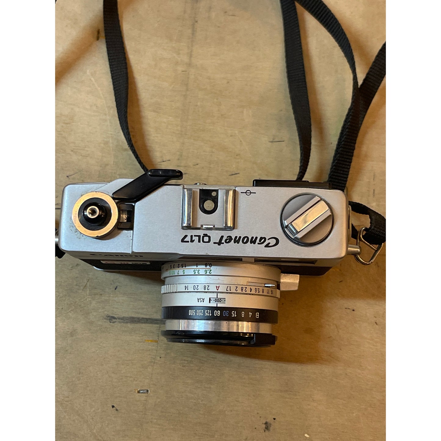 Vintage Canon Cononet QL17 GIII Chrome 35mm rangefinder camera- METER WORKS!