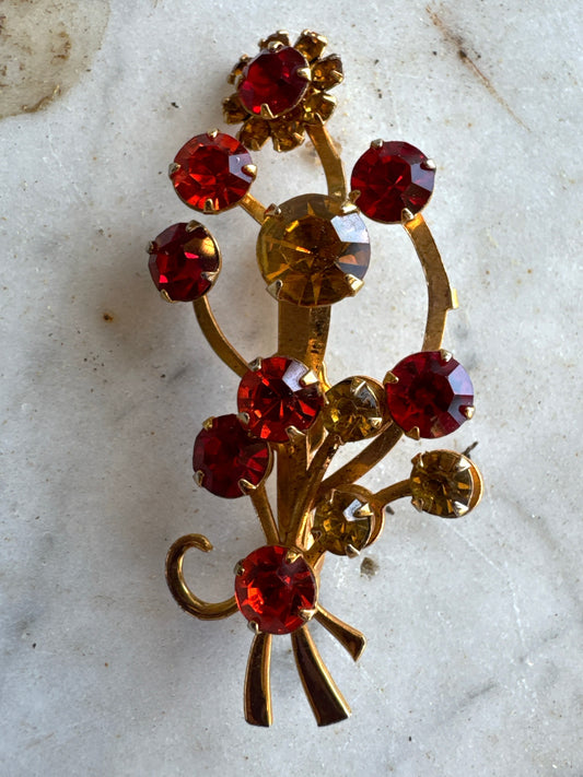 Floral Spray Pin CSBH