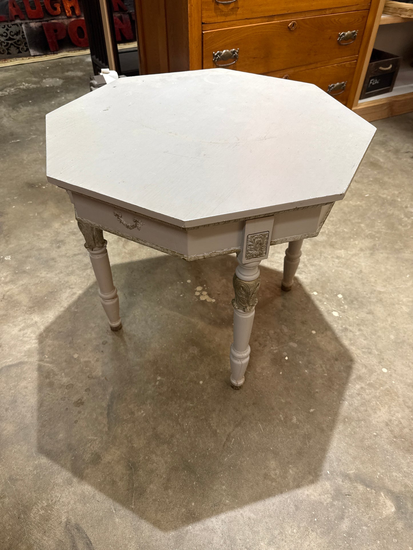 CSA Neoclassical Revival Octagonal Table