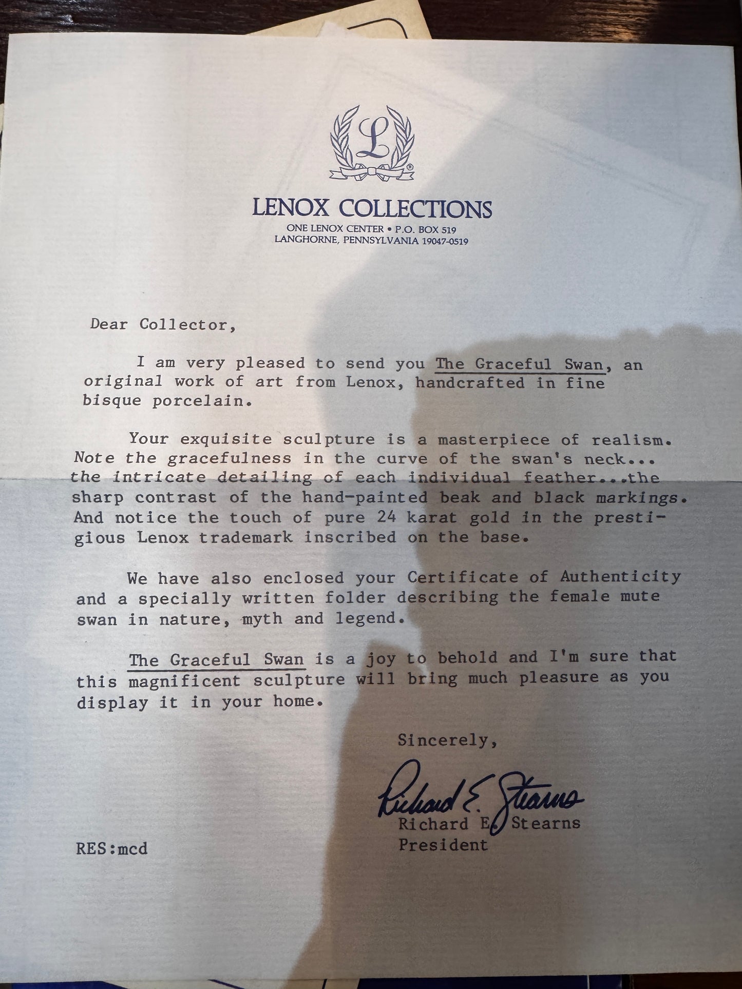 Lenox Graceful Swan