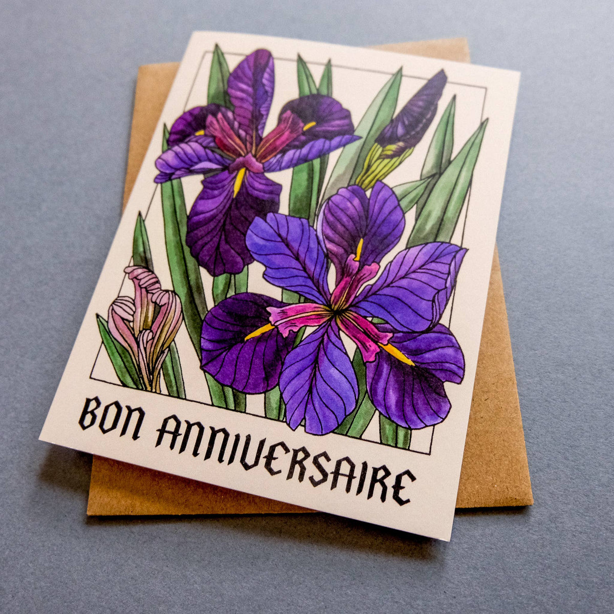 Bon Anniversaire Card