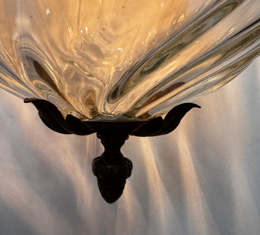 Brass and Glass Pendant