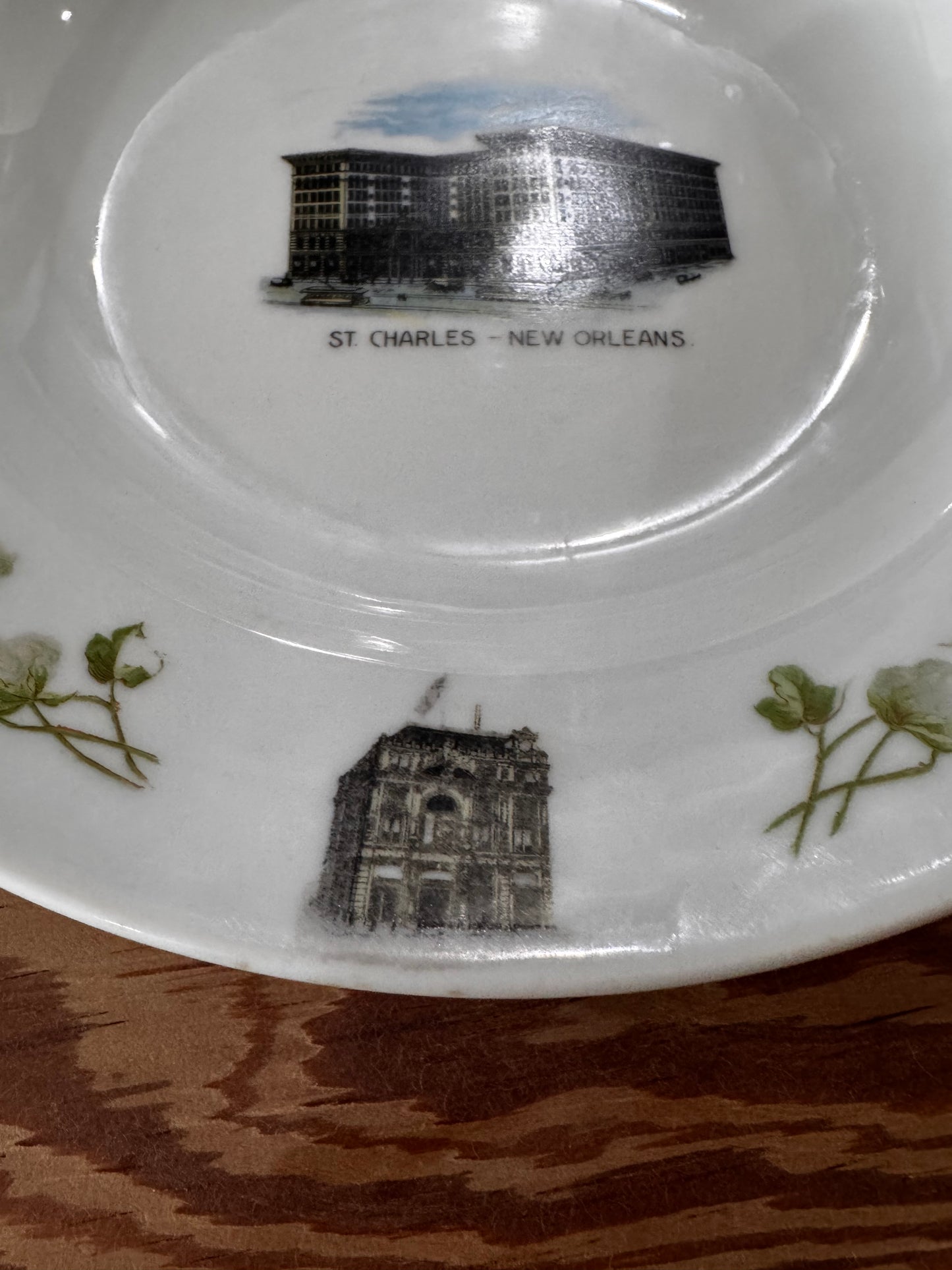 Vtg St. Charles Hotel Plate