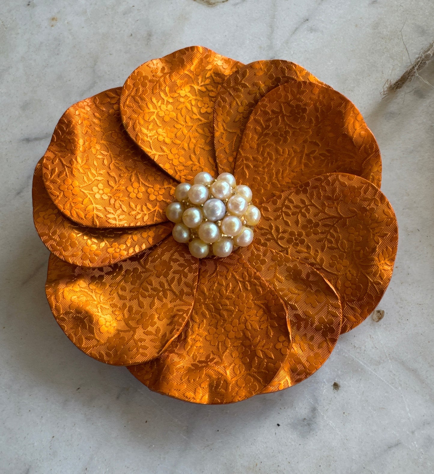 Copper Flower Brooch CSBH