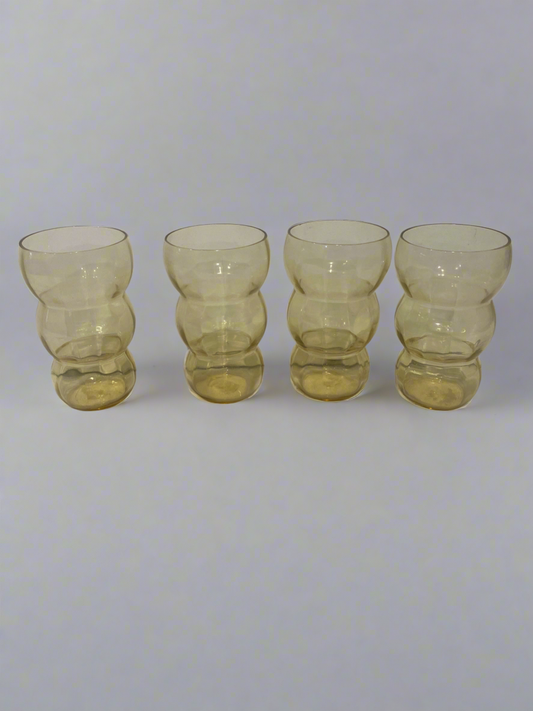 Vtg Federal Glass Tumblers (4)