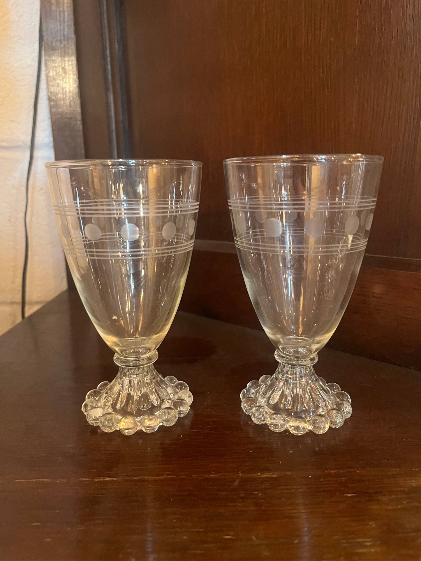 Vintage 1950s Anchor Hocking Boopie Glasses Set of 4