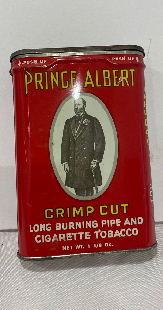 Vintage Prince Albert Tobacco tin csbh