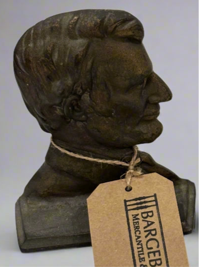 Cast Metal Abraham Lincoln Book End