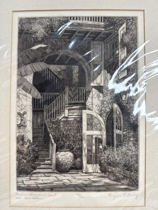 CSRR Maison Beignouret Court Etching E. Loving