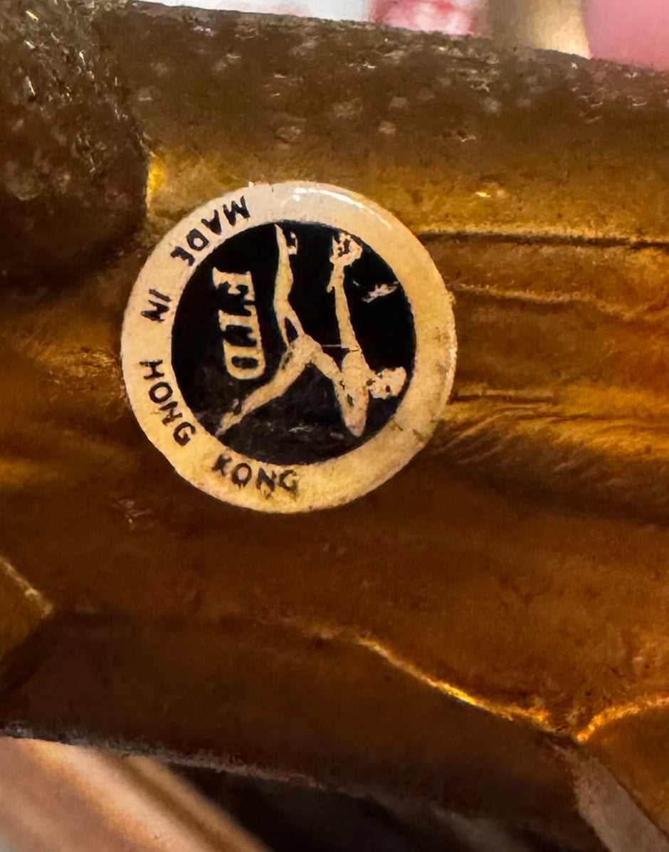 Vtg MCM Gold Deer Figure CSBH