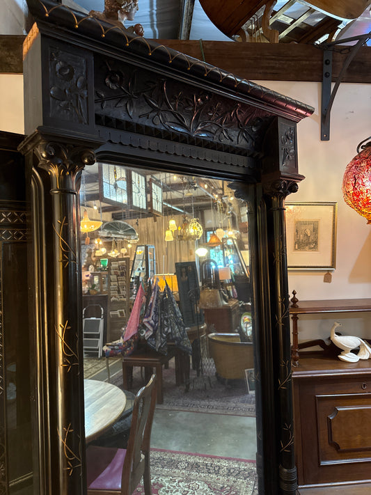 CSA Vtn Renaissance Revival Ebonized Mirror