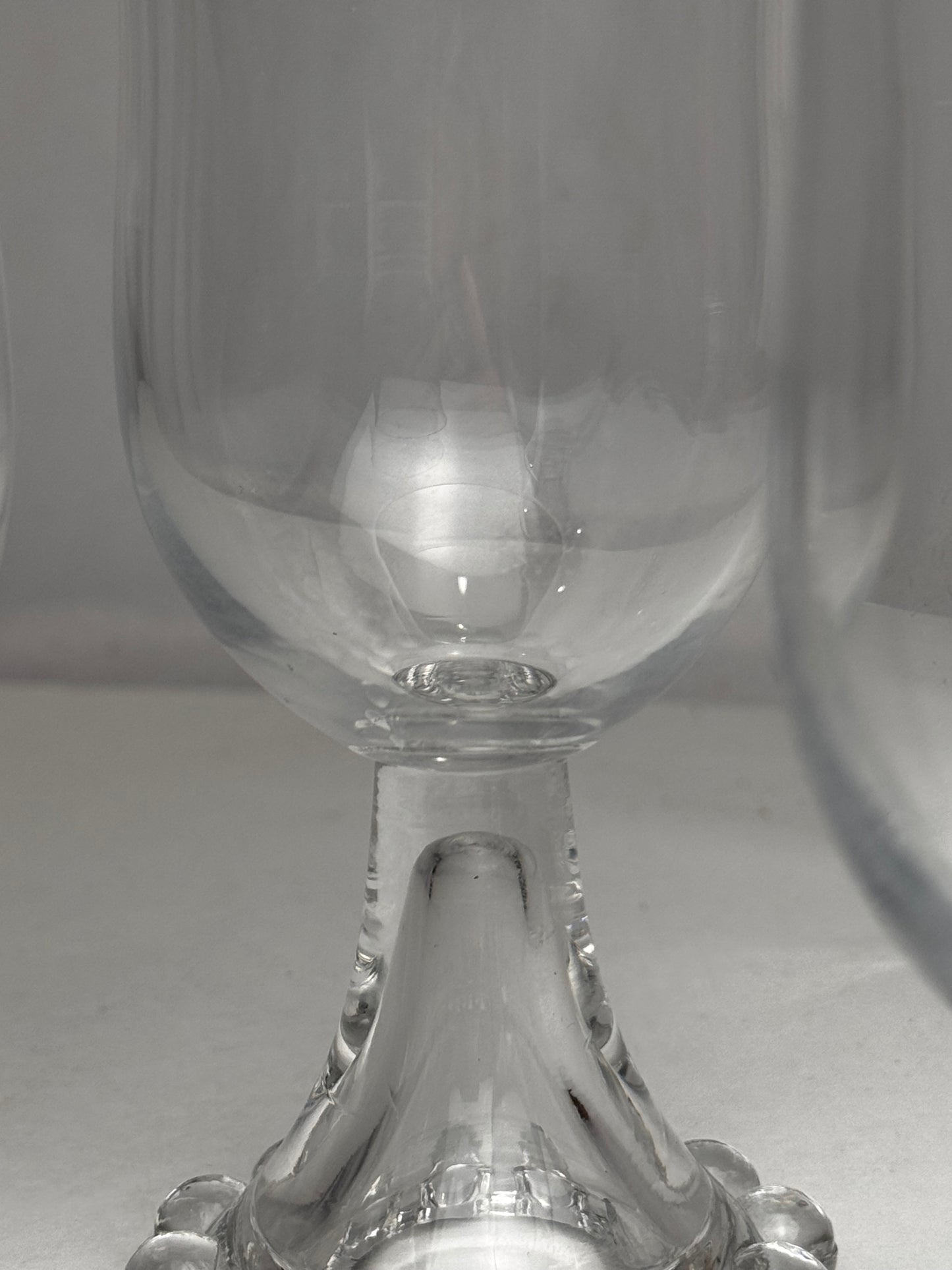 Imperial Candlewick Glasses (3) CSBH