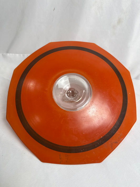 Art Deco Glass Tray CSBH