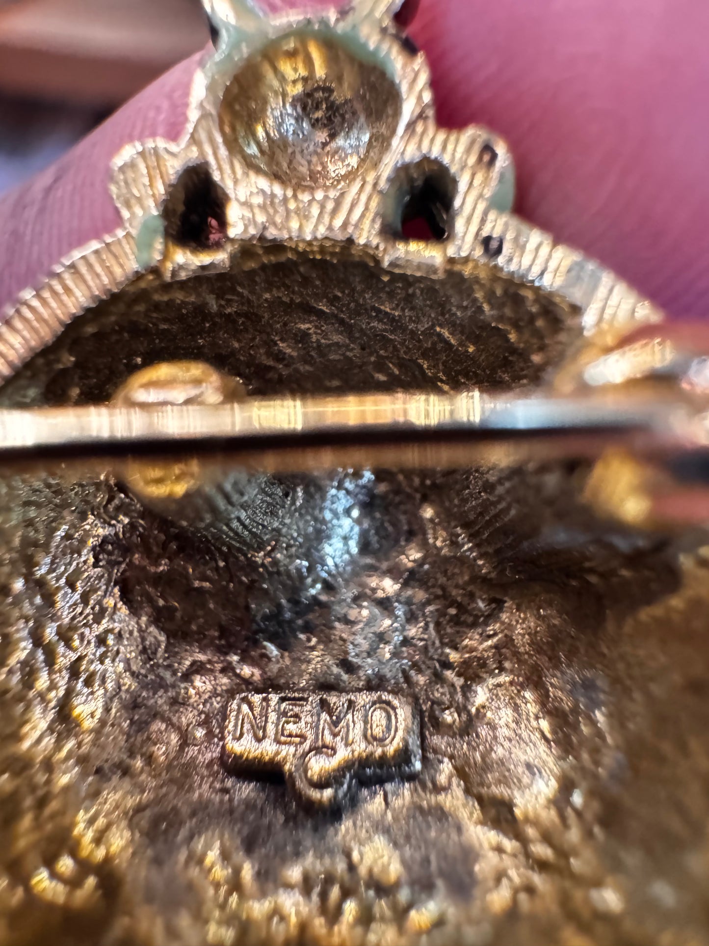 Vtg Nemo Ladybug Brooch CSBH
