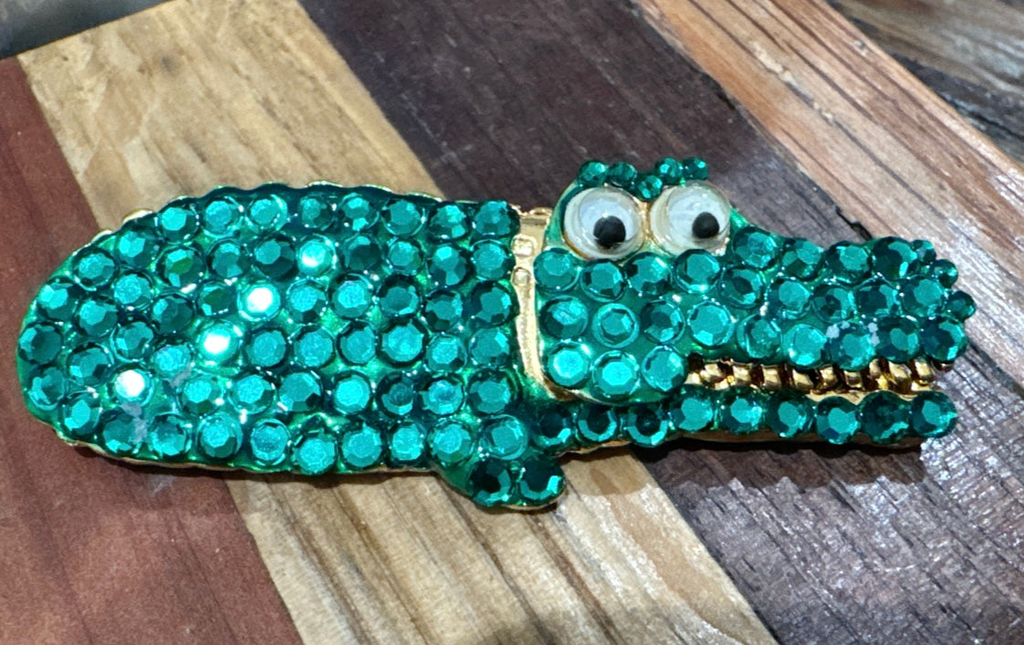 Articulated Alligator Brooch CSBH