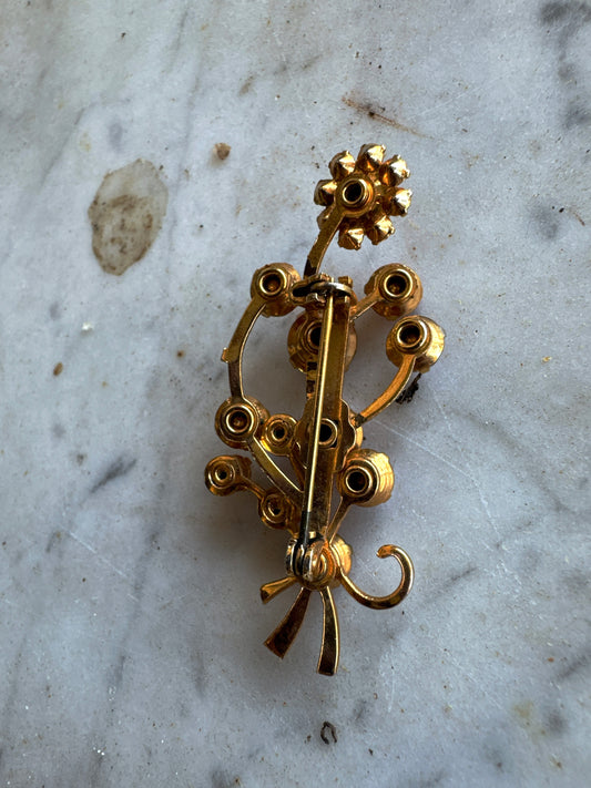 Floral Spray Pin CSBH