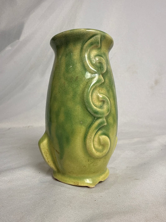 Vtg Art Nouveau Bud Vase
