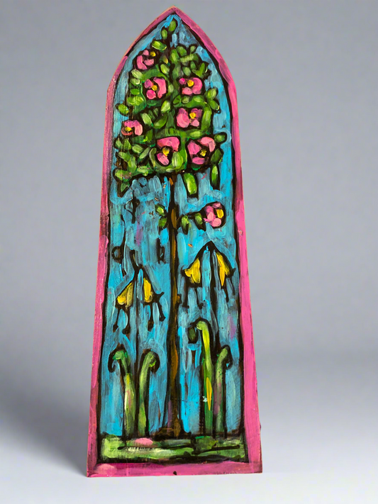 Camelia Tree and Daylilies csACG