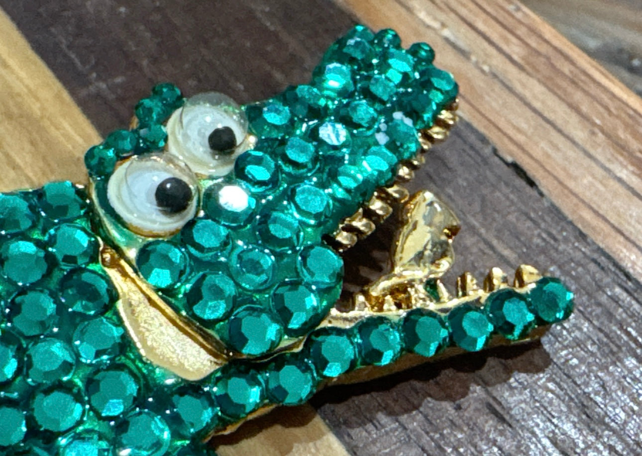 Articulated Alligator Brooch CSBH