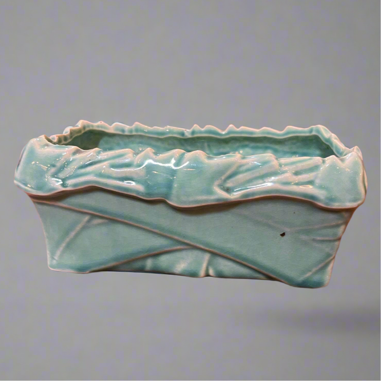 Vintage McCoy Pottery rectangular ceramic planter