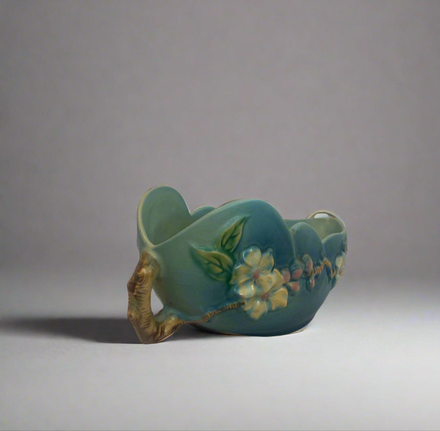 Roseville Pottery Apple Blossom Console Bowl